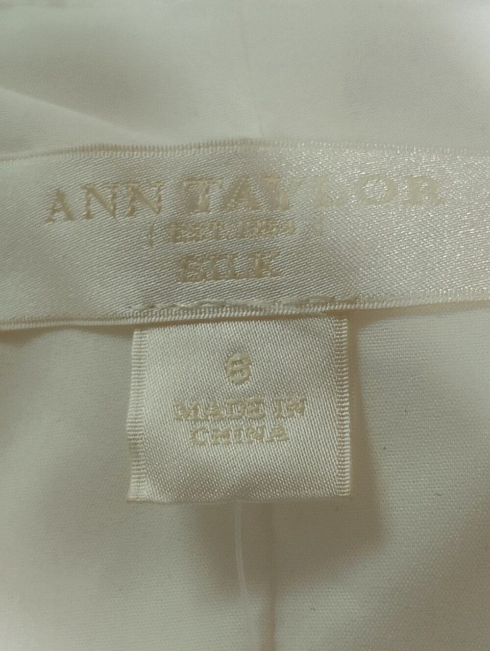 Ann Taylor Silk Strapless Wedding Dress Size 6 NWT - Picture 6 of 8